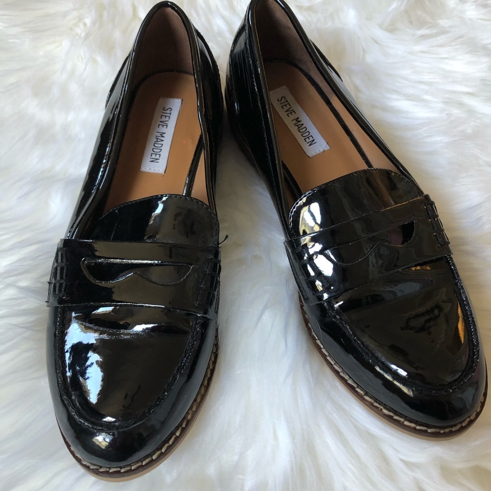 Steve Madden patent leather flats size 8M